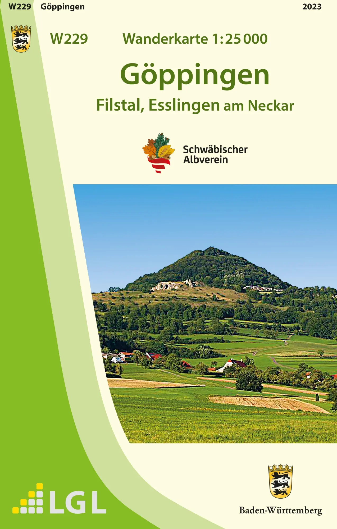 Cover: 9783863984557 | Göppingen 1:25 000 | Filstal, Esslingen am Neckar | (Land-)Karte
