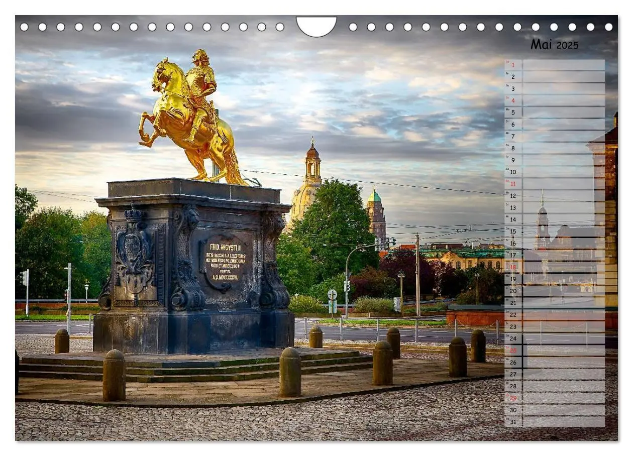 Bild: 9783435744657 | Dresden 2025 / Geburtstagskalender (Wandkalender 2025 DIN A4 quer),...