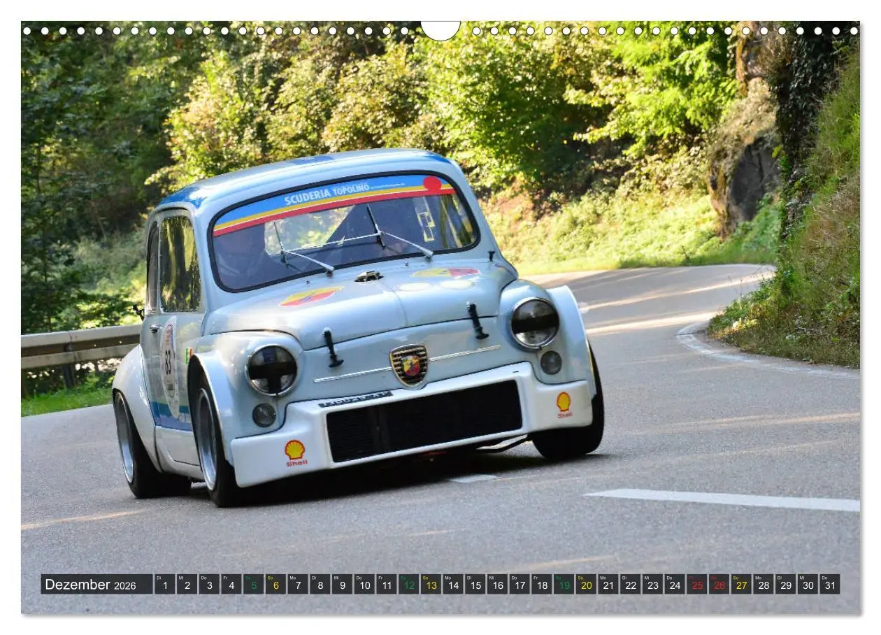 Bild: 9783457764657 | OLDTIMER BERGRENNEN - Kleine Flitzer (Wandkalender 2026 DIN A3...