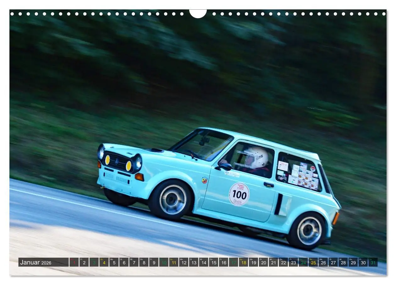 Bild: 9783457764657 | OLDTIMER BERGRENNEN - Kleine Flitzer (Wandkalender 2026 DIN A3...