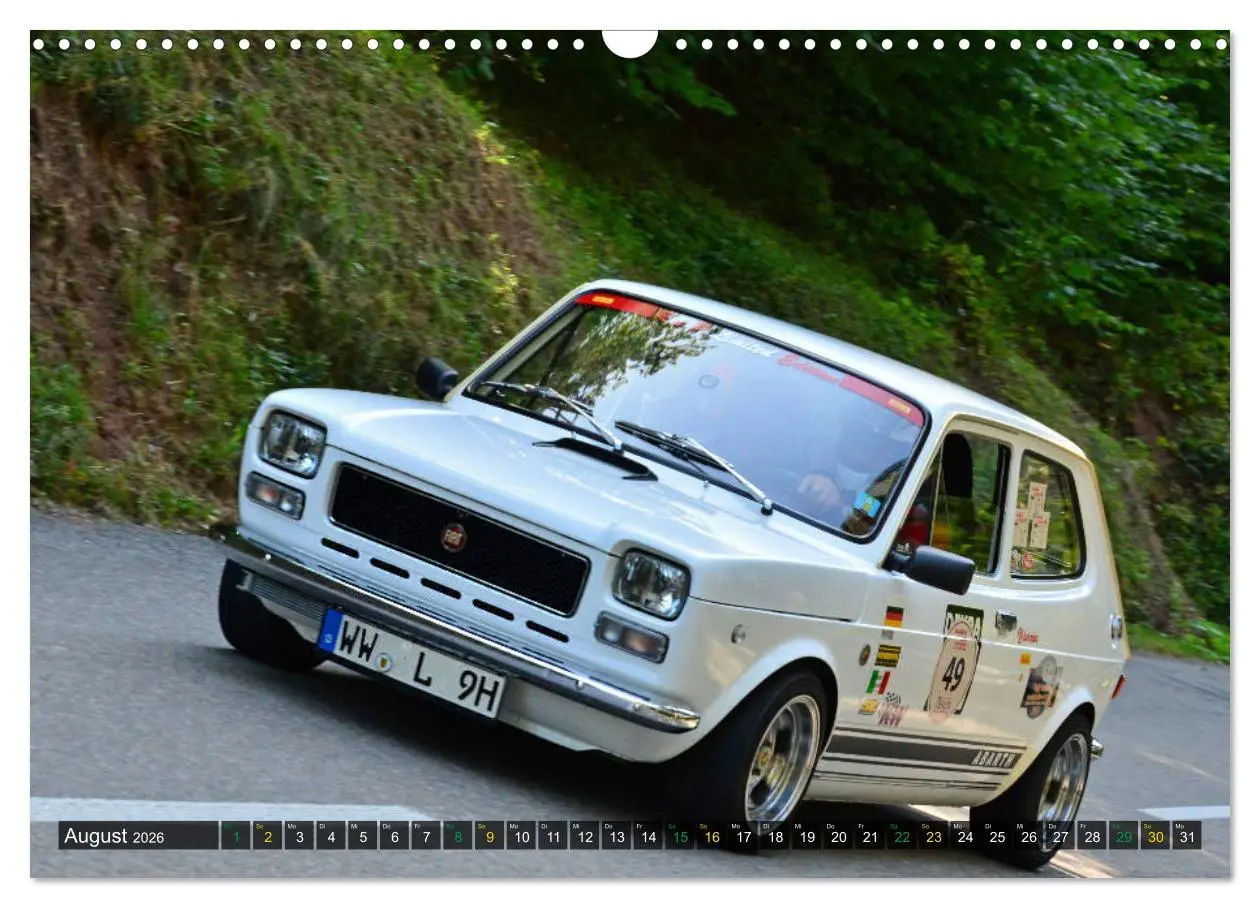Bild: 9783457764657 | OLDTIMER BERGRENNEN - Kleine Flitzer (Wandkalender 2026 DIN A3...