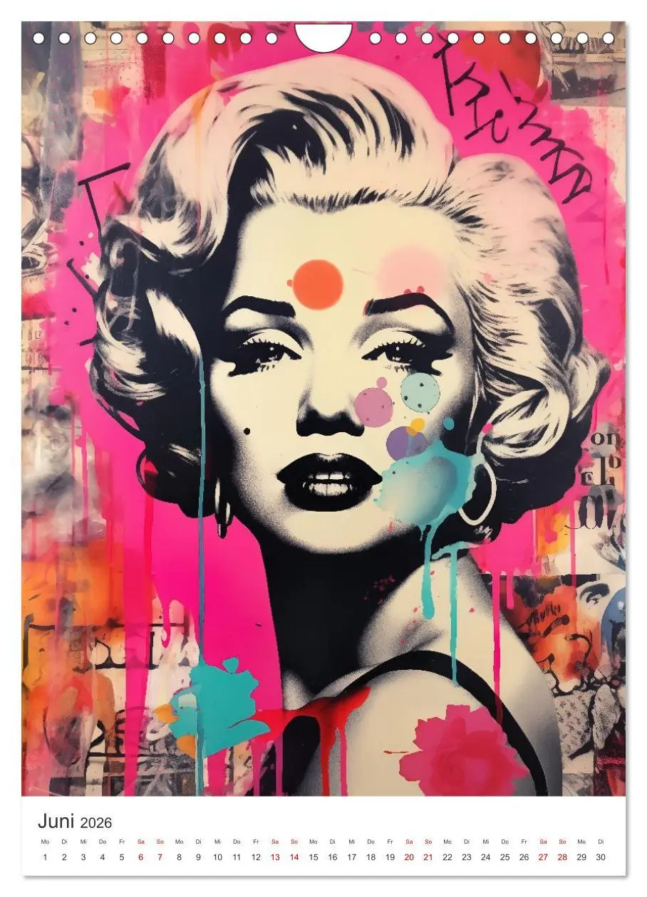 Bild: 9783516164657 | STREETART Neu Erleben Ein KI-Kunstkalender (Wandkalender 2026 DIN...