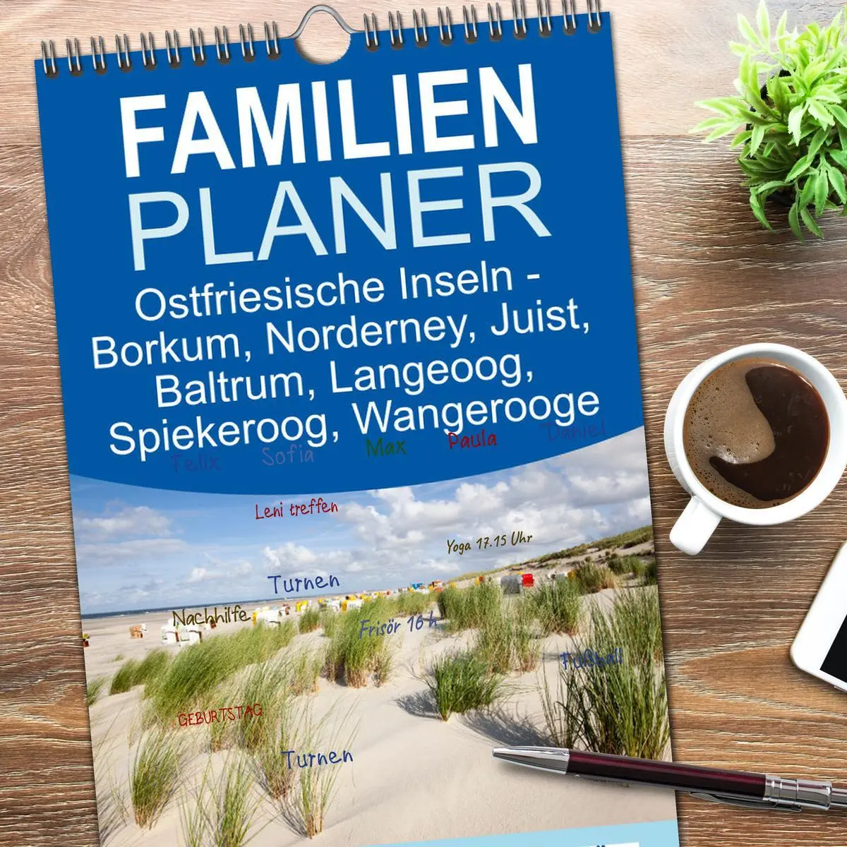Bild: 9783516614657 | Familienplaner 2026 - Ostfriesische Inseln - Borkum, Norderney,...