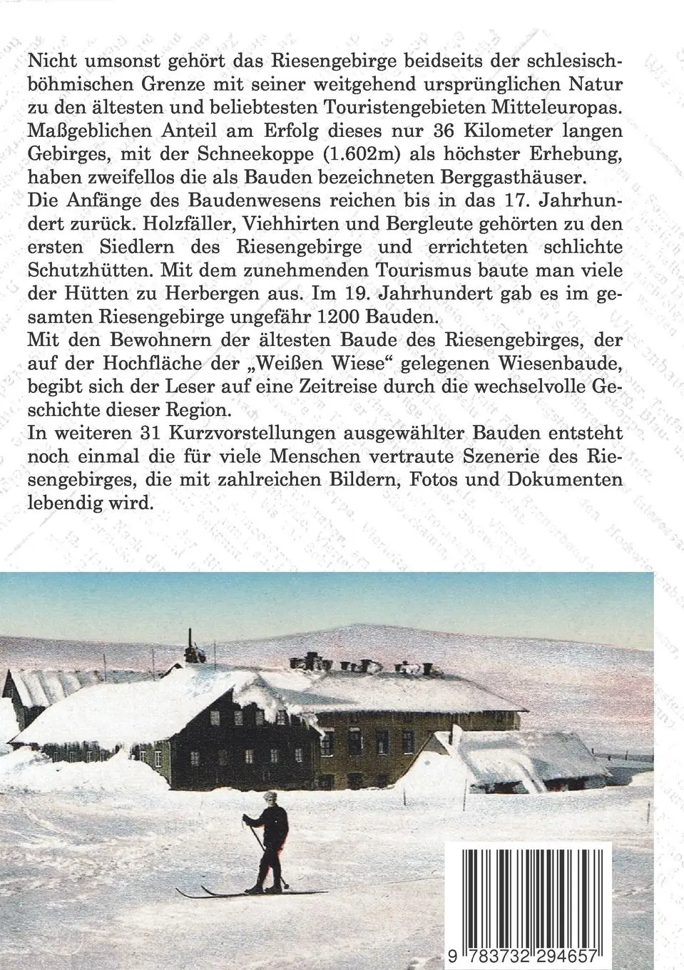 Rückseite: 9783732294657 | Kulturregion Riesengebirge - Die Wiesenbaude - | Mario Morgner (u. a.)