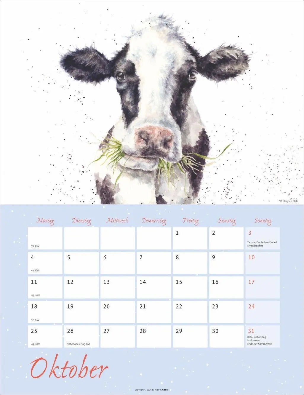 Bild: 9783839904657 | Country Life Kalender 2027 | Hannah Dale | Kalender | 14 S. | Deutsch