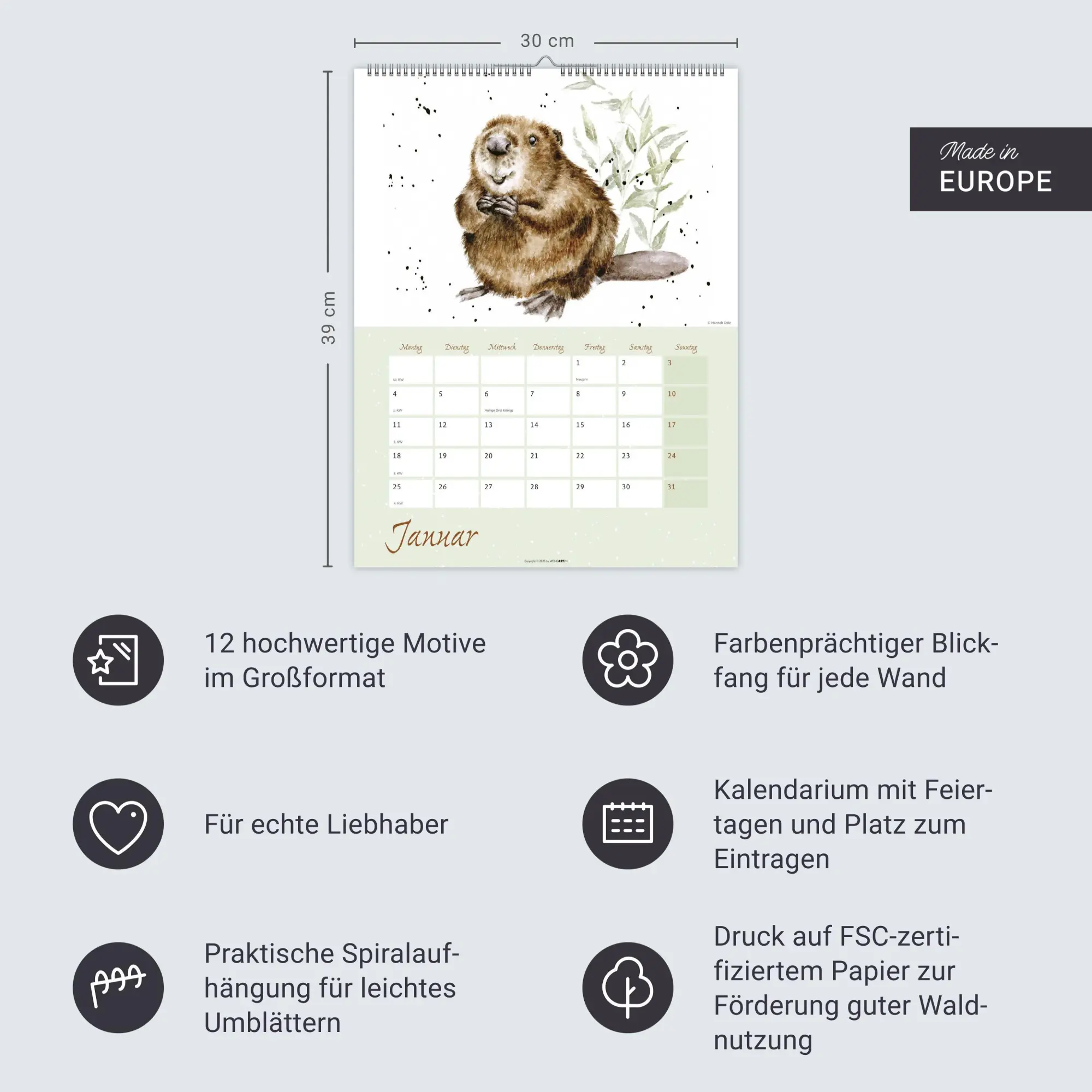 Bild: 9783839904657 | Country Life Kalender 2027 | Hannah Dale | Kalender | 14 S. | Deutsch