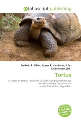 Tortue | Frederic P. Miller (u. a.) | Taschenbuch | Französisch | Alphascript Publishing | EAN 9786130804657 - Miller, Frederic P.