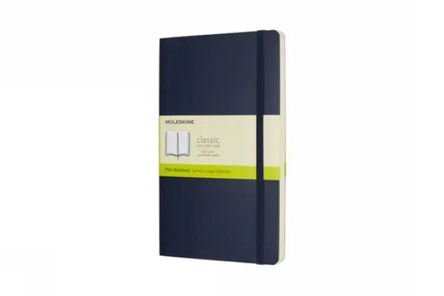 Cover: 8055002854757 | Moleskine Notizbuch Large/A5, Blanko, Soft Cover, Saphir | Moleskine