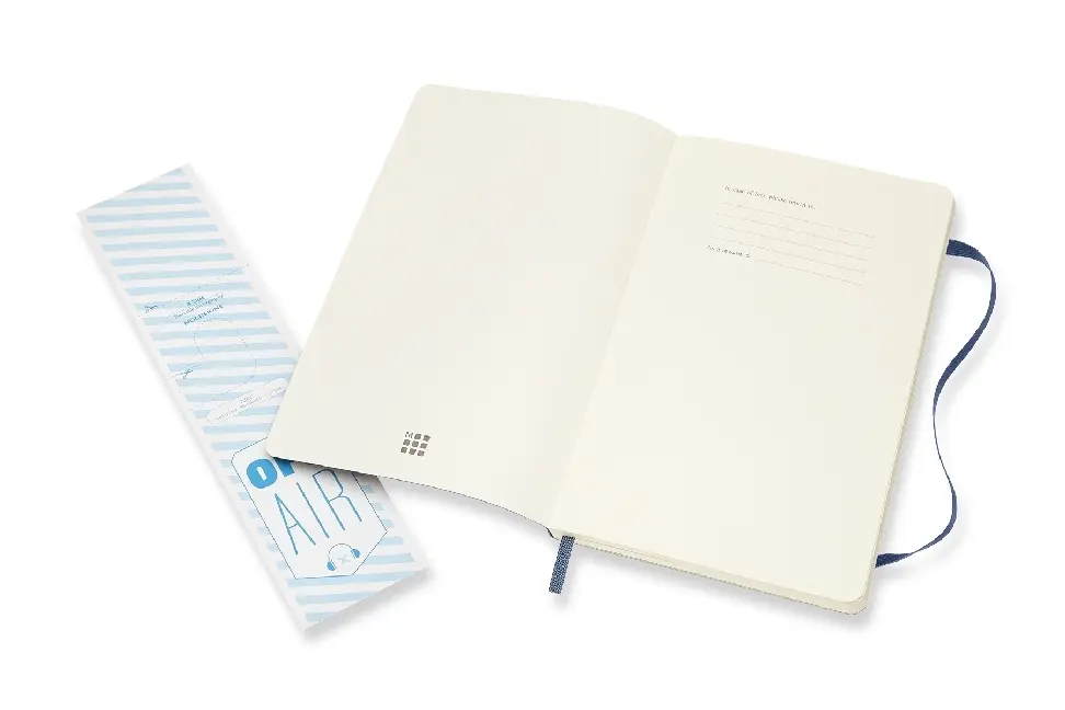 Bild: 8055002854757 | Moleskine Notizbuch Large/A5, Blanko, Soft Cover, Saphir | Moleskine