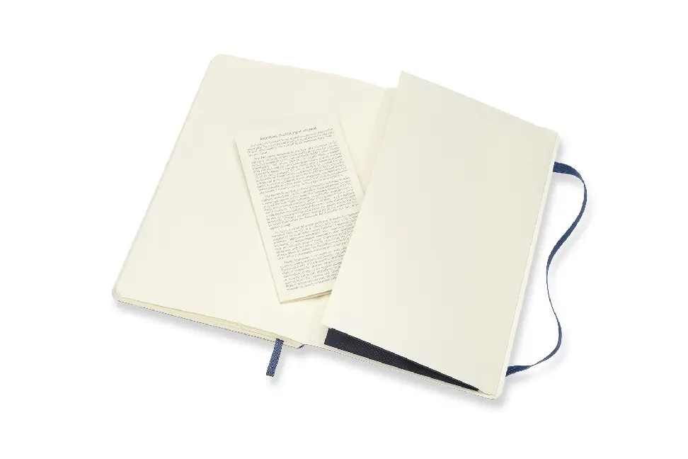 Bild: 8055002854757 | Moleskine Notizbuch Large/A5, Blanko, Soft Cover, Saphir | Moleskine