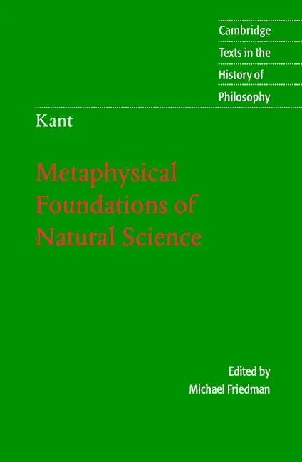 Cover: 9780521544757 | Kant | Metaphysical Foundations of Natural Science | Kant (u. a.)