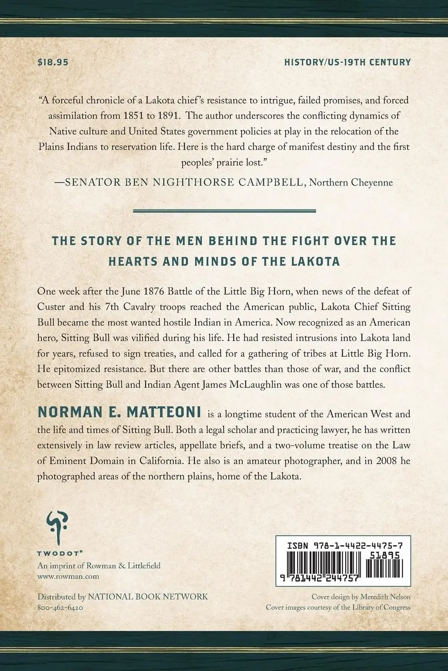 Rückseite: 9781442244757 | Prairie Man | Norman E. Matteoni | Taschenbuch | Englisch | 2015