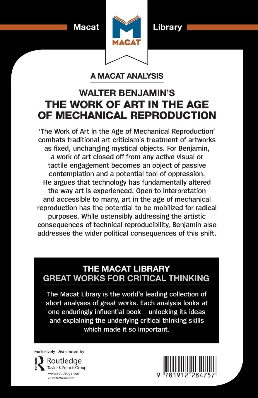 Rückseite: 9781912284757 | An Analysis of Walter Benjamin's The Work of Art in the Age of...