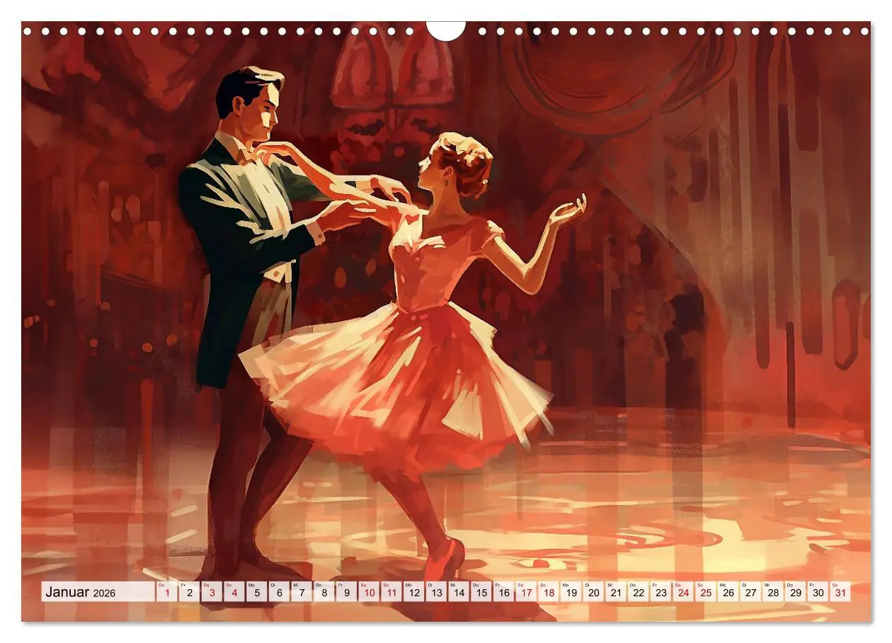 Bild: 9783457514757 | Tanz Leidenschaft in Bewegung (Wandkalender 2026 DIN A3 quer),...