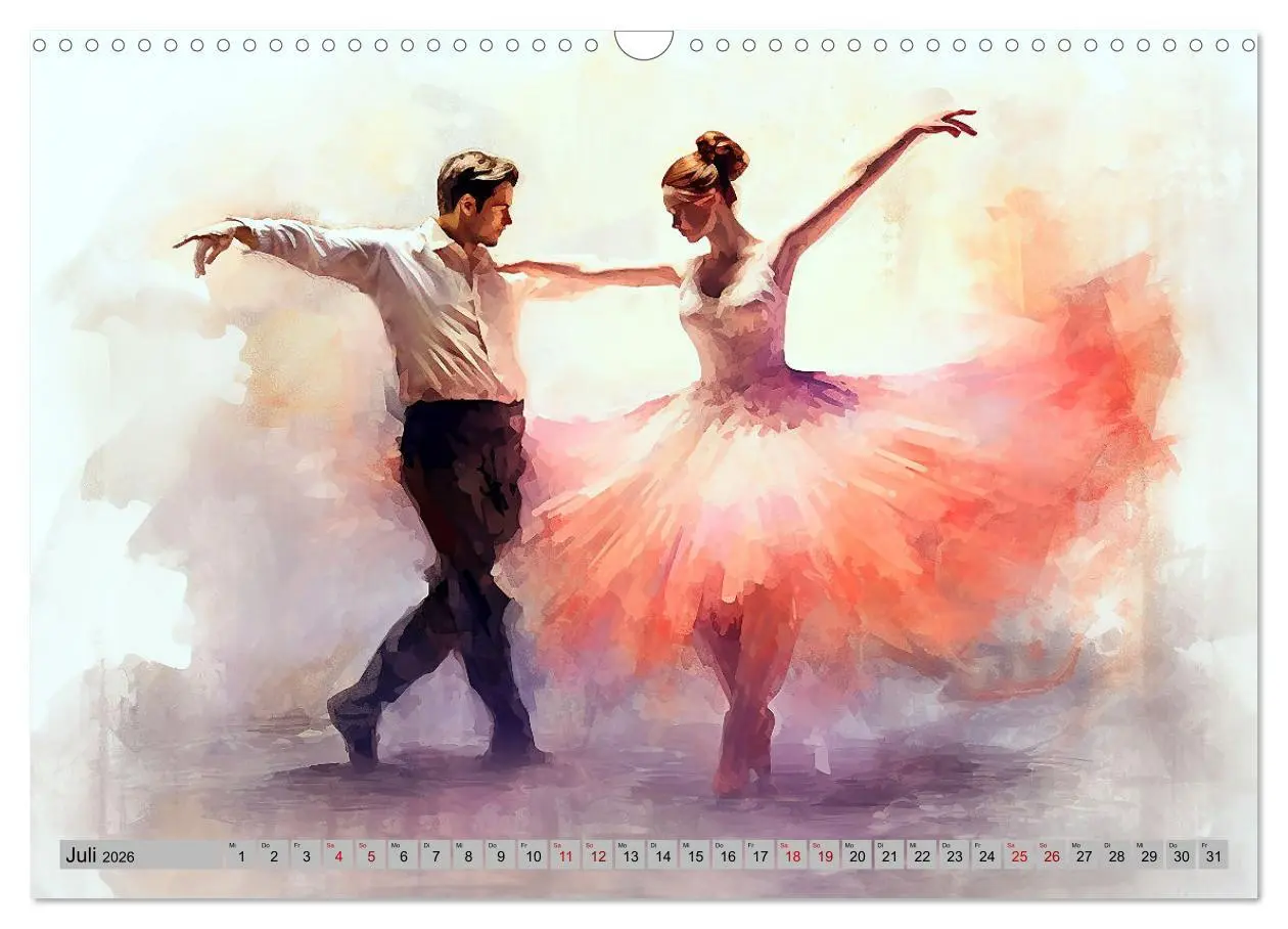 Bild: 9783457514757 | Tanz Leidenschaft in Bewegung (Wandkalender 2026 DIN A3 quer),...