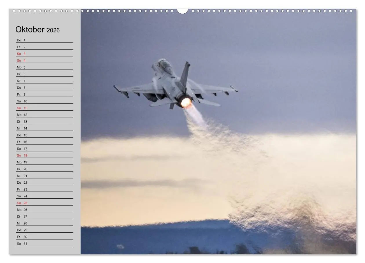 Bild: 9783457994757 | Faszination Kampfflugzeuge (hochwertiger Premium Wandkalender 2026...