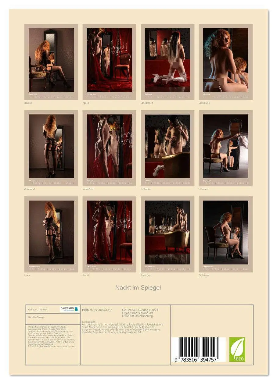 Bild: 9783516394757 | Nackt im Spiegel (Wandkalender 2026 DIN A4 hoch), CALVENDO...