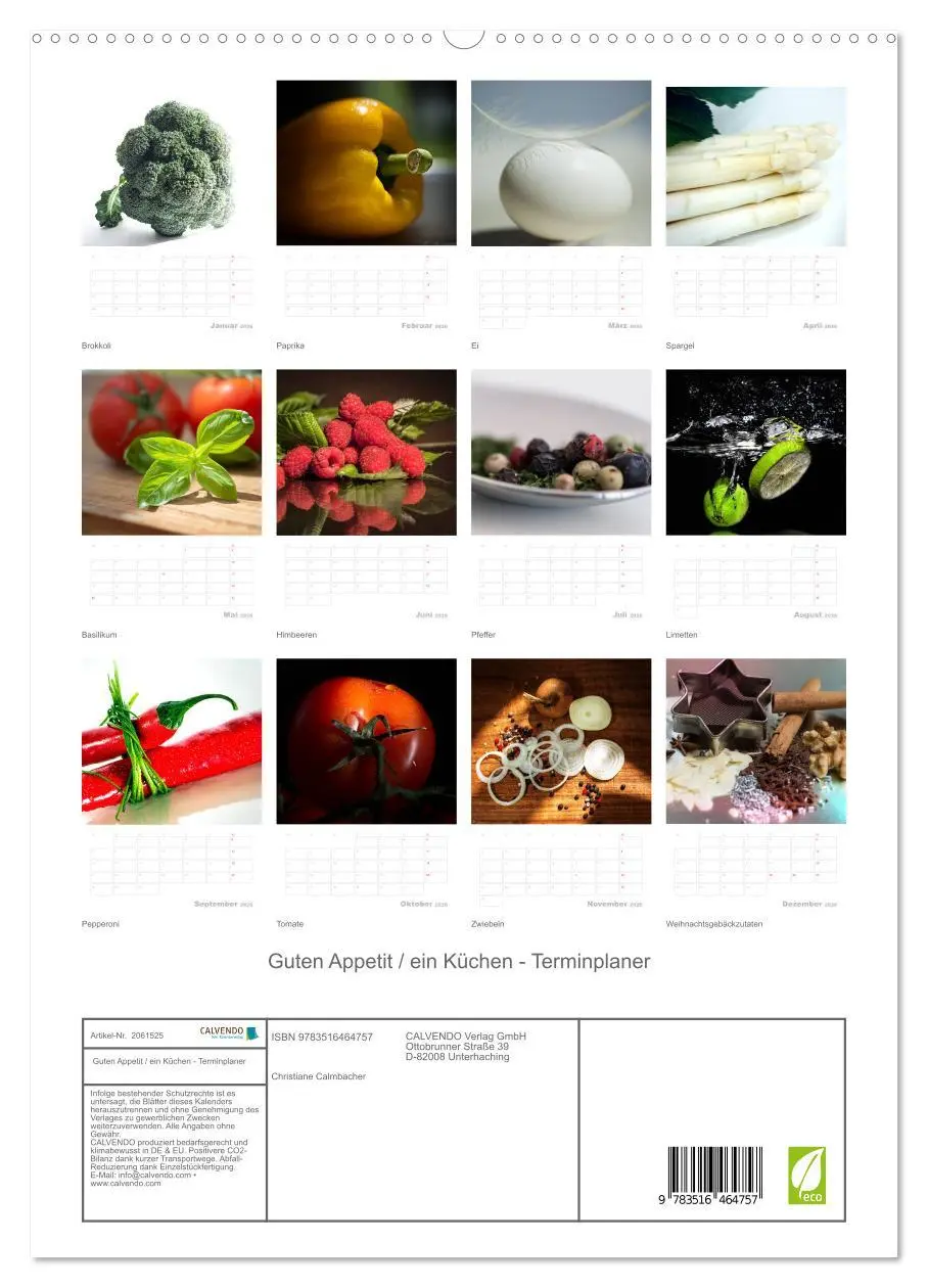 Bild: 9783516464757 | Guten Appetit / ein Küchen - Terminplaner (hochwertiger Premium...