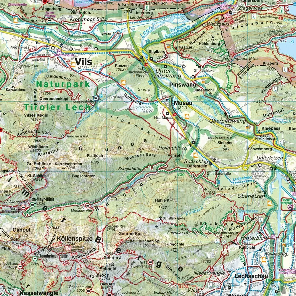 Bild: 9783707914757 | freytag &amp; berndt Wanderkarte WK 5352 Tannheimer Tal 1:35.000 | Deutsch