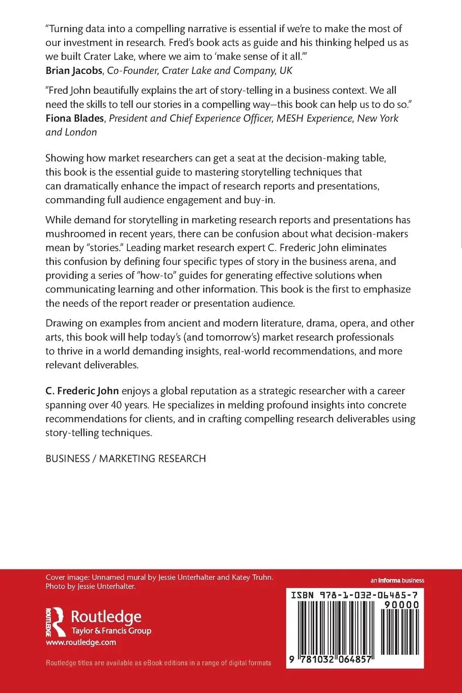 Rückseite: 9781032064857 | Storytelling and Market Research | A Practical User Guide | John