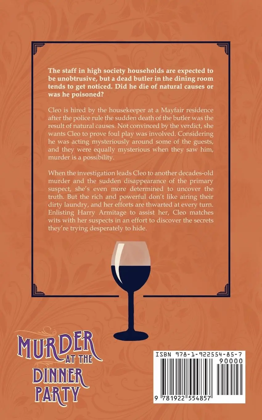 Rückseite: 9781922554857 | Murder at the Dinner Party | C. J. Archer | Taschenbuch | Englisch