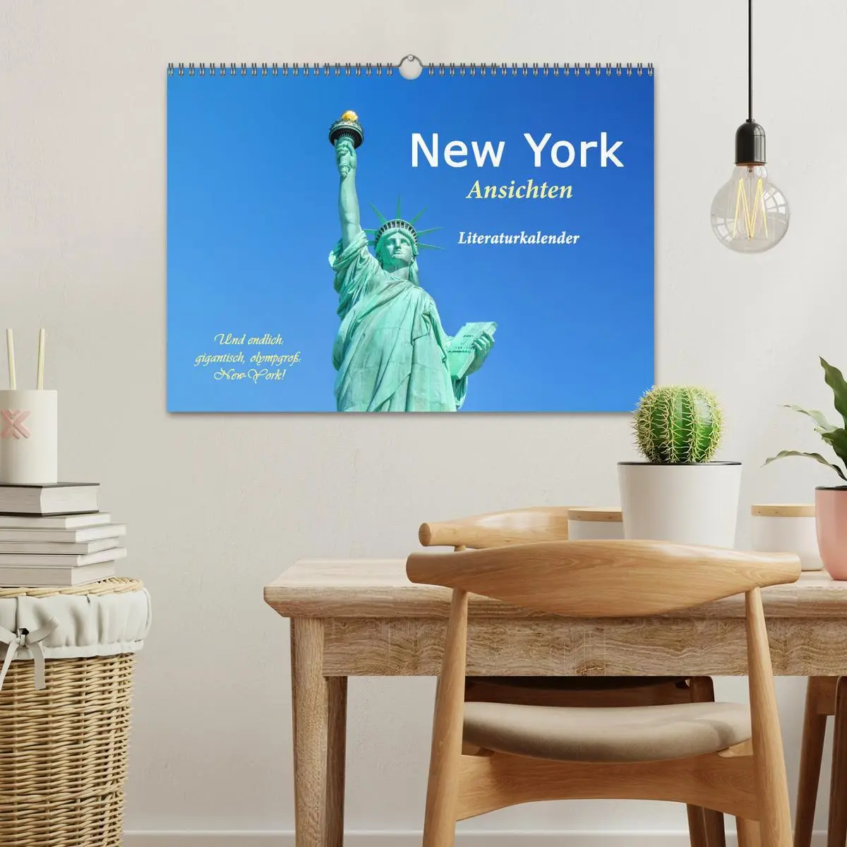 Bild: 9783457294857 | New York Ansichten - Literaturkalender (Wandkalender 2026 DIN A3...