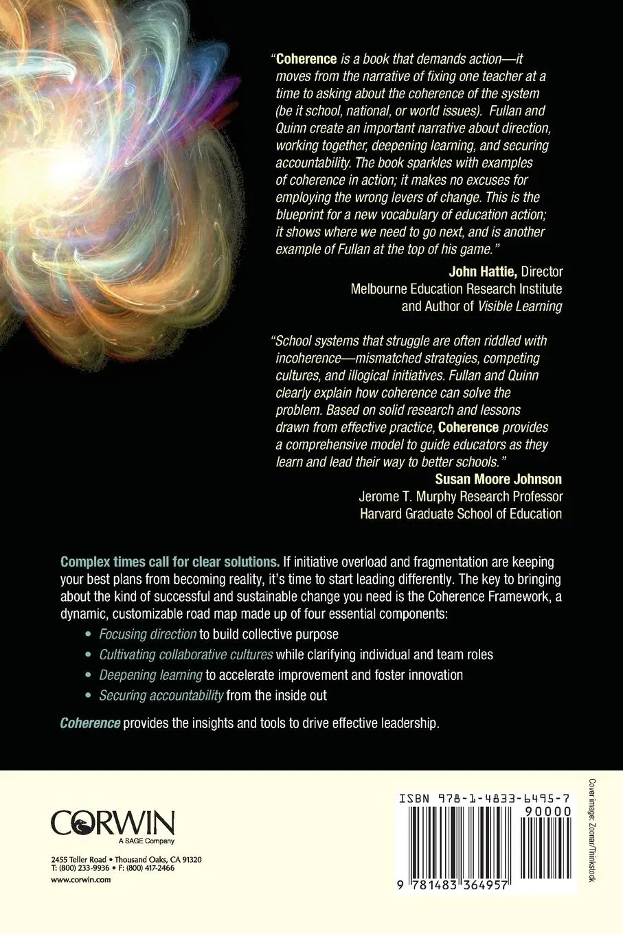 Rückseite: 9781483364957 | Coherence | Michael Fullan (u. a.) | Taschenbuch | Englisch | 2015