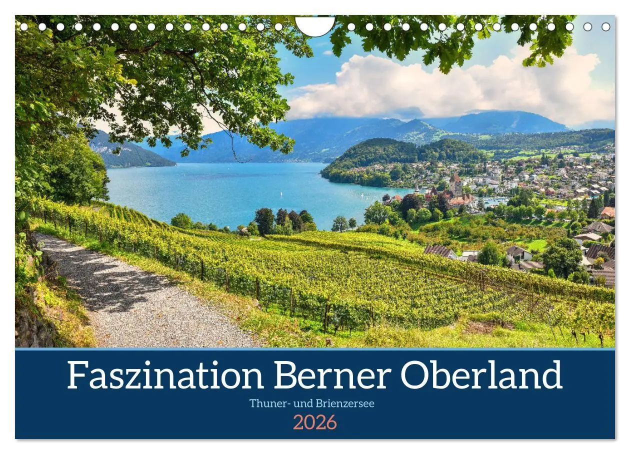 Cover: 9783457284957 | Faszination Berner Oberland - Thuner- und Brienzersee (Wandkalender...