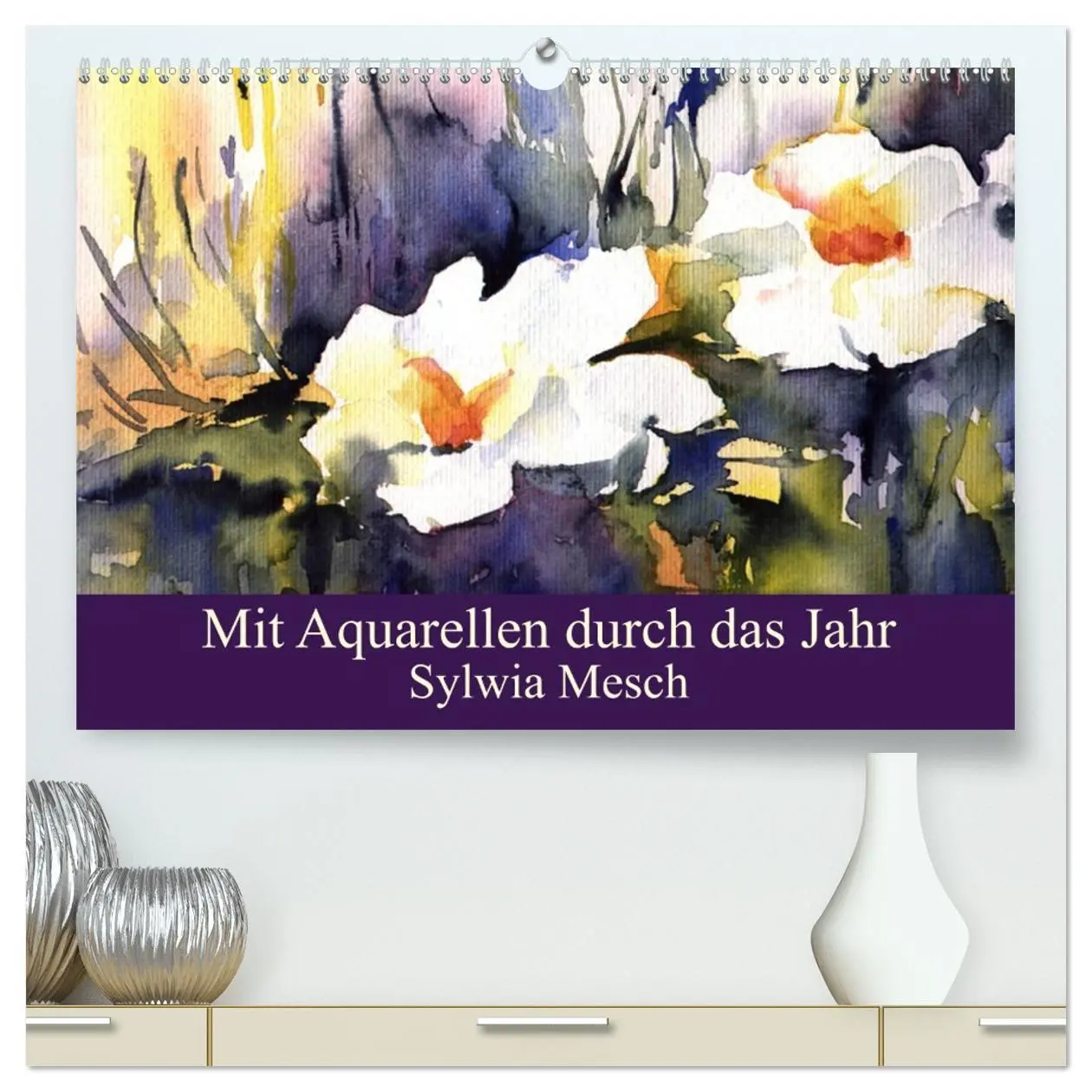 Cover: 9783457974957 | Mit Aquarellen durch das Jahr (hochwertiger Premium Wandkalender...