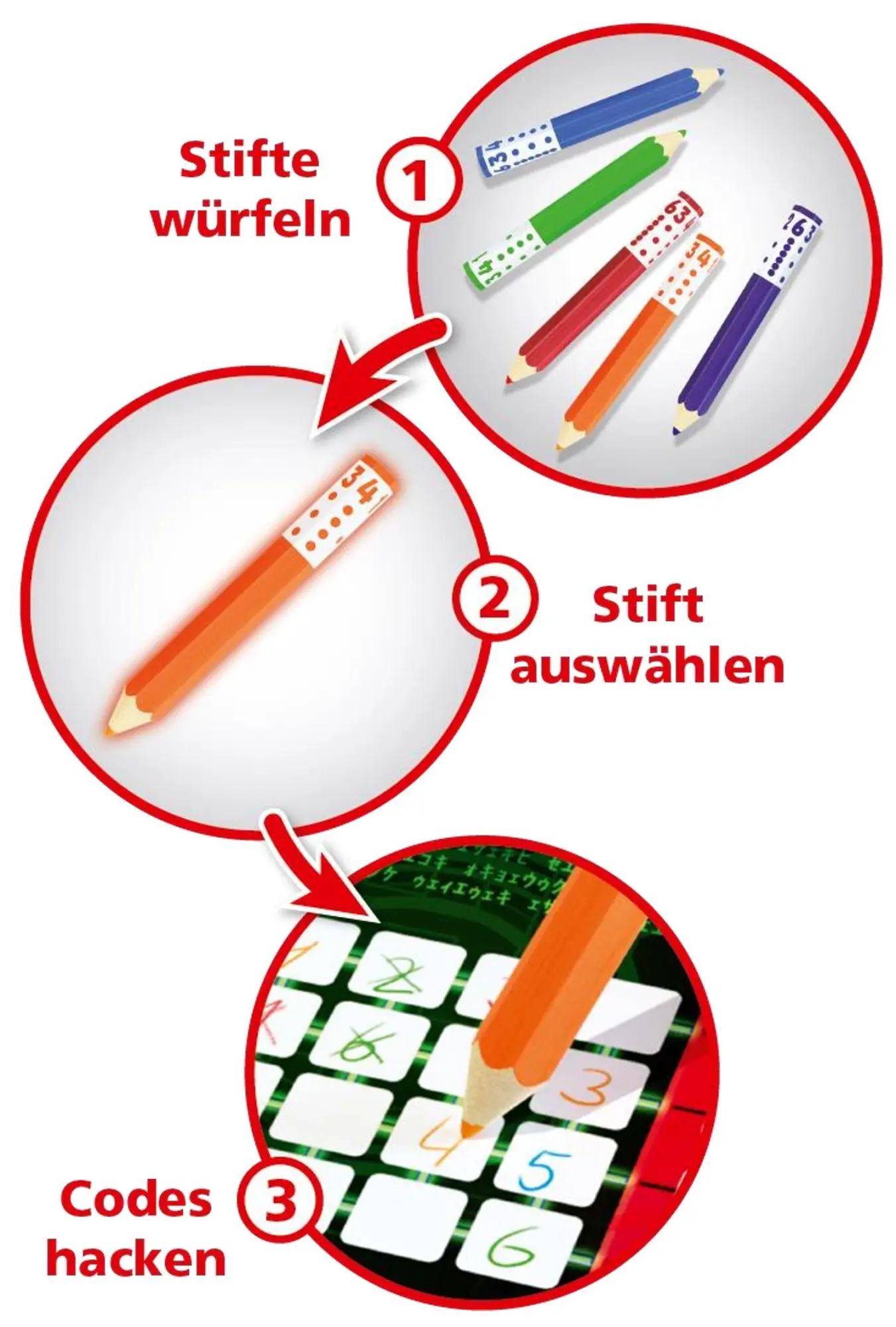 Bild: 4007396025057 | Pick a Pen: Hacker | AMIGO - Familienspiel | AMIGO Spiel Freizeit