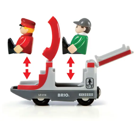 Bild: 7312350335057 | Roter Reisezug | BRIO® | Spiel | In Schachtel | 63350500 | Deutsch