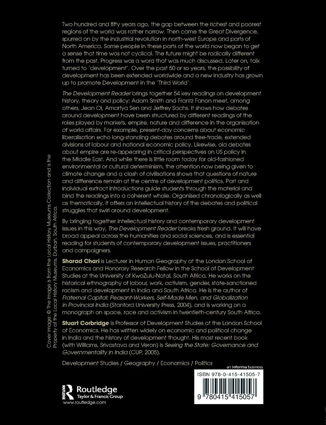 Rückseite: 9780415415057 | The Development Reader | Sharad Chari (u. a.) | Taschenbuch | Englisch