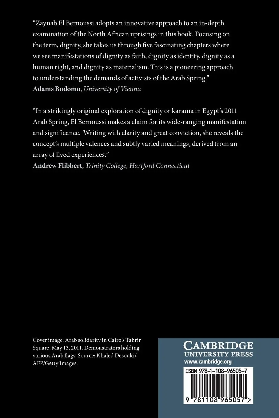 Rückseite: 9781108965057 | Dignity in the Egyptian Revolution | Zaynab El Bernoussi | Taschenbuch