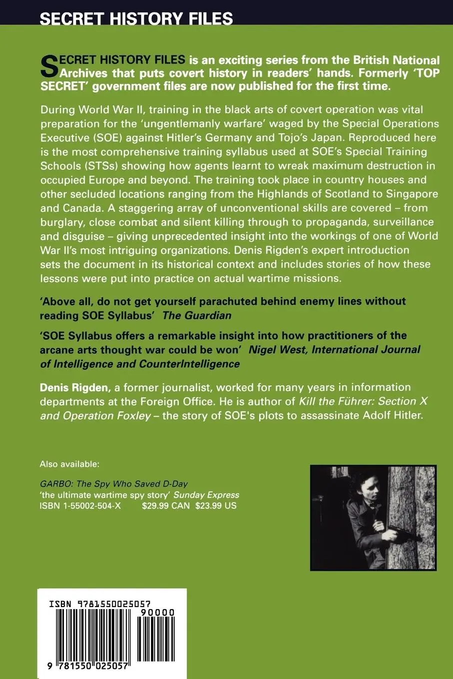 Rückseite: 9781550025057 | How to Be a Spy | The World War II SOE Training Manual | Dundurn Group