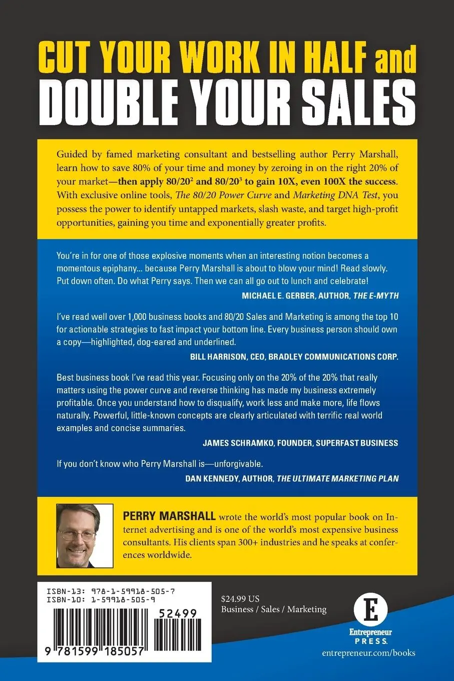 Rückseite: 9781599185057 | 80/20 Sales and Marketing | Perry Marshall | Taschenbuch | Englisch