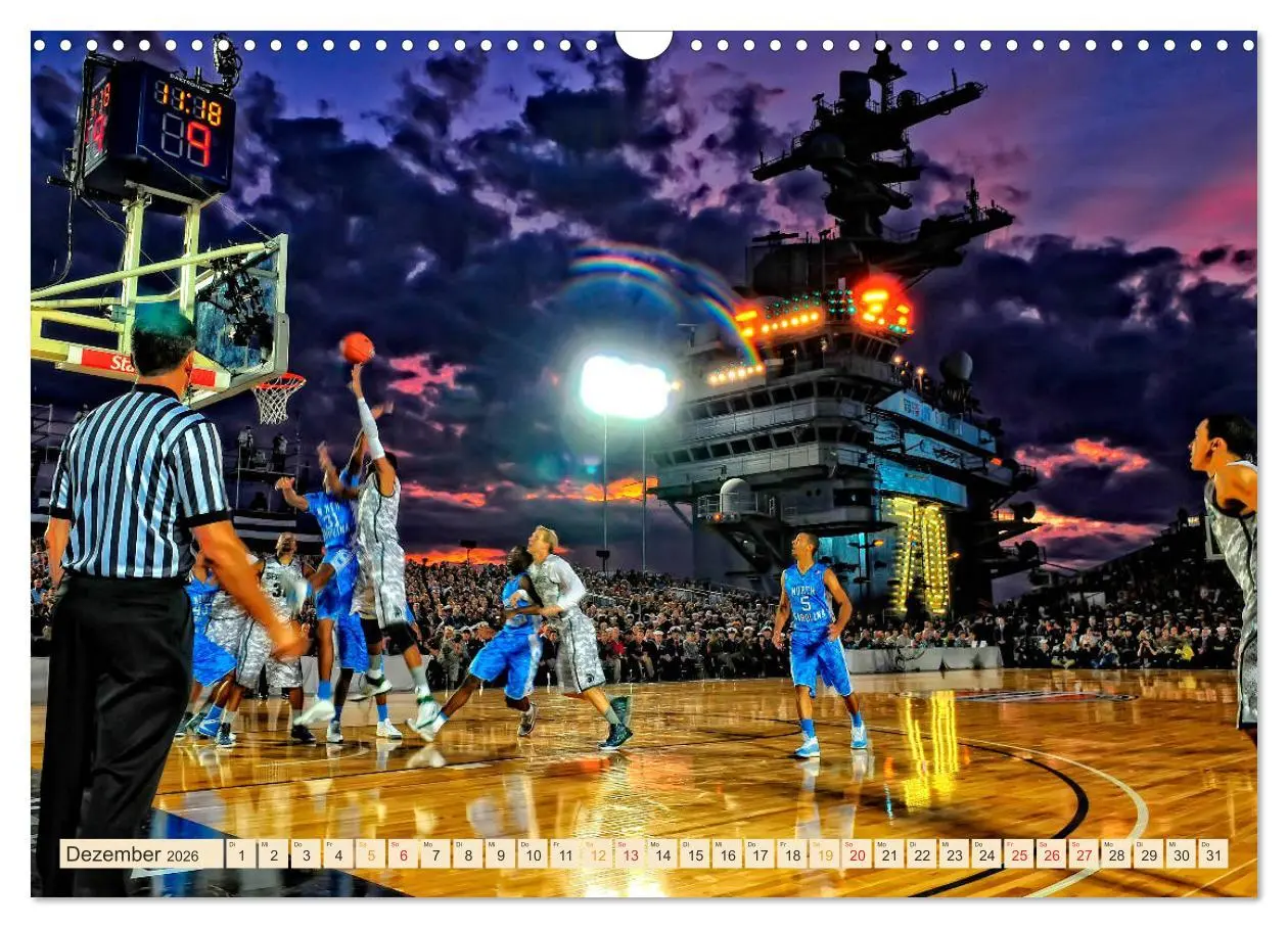 Bild: 9783457865057 | Basketball - so cool (Wandkalender 2026 DIN A3 quer), CALVENDO...