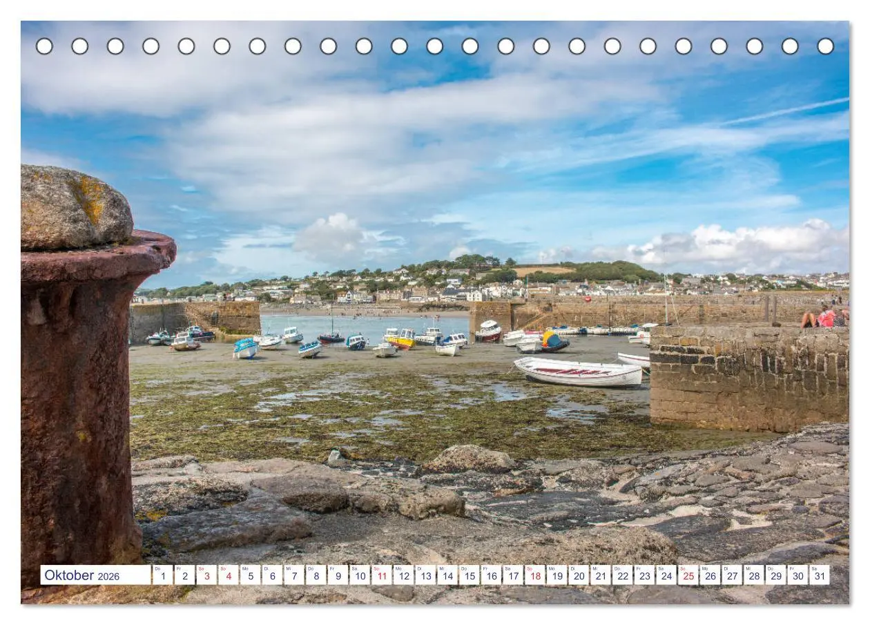 Bild: 9783457935057 | Cornwall Impressionen (Tischkalender 2026 DIN A5 quer), CALVENDO...