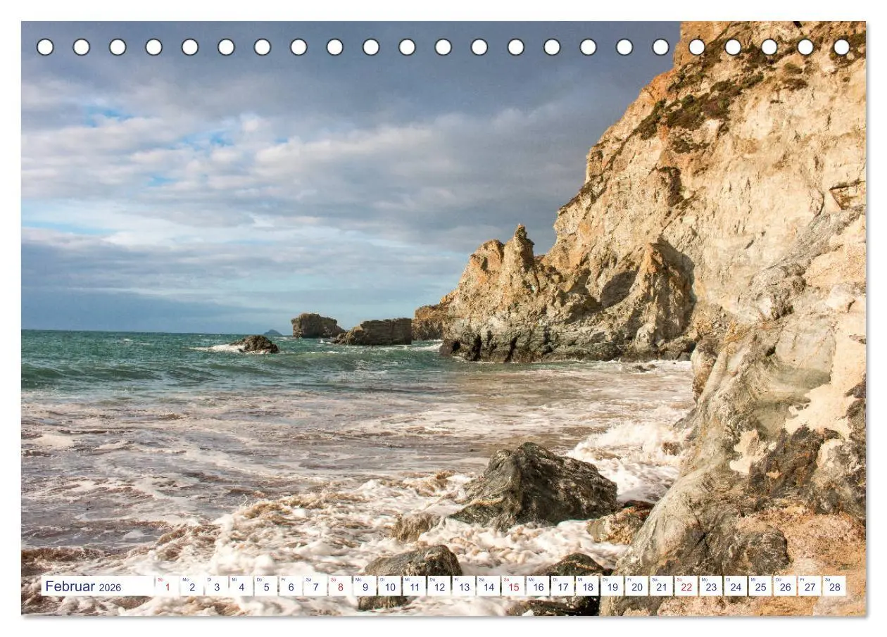 Bild: 9783457935057 | Cornwall Impressionen (Tischkalender 2026 DIN A5 quer), CALVENDO...