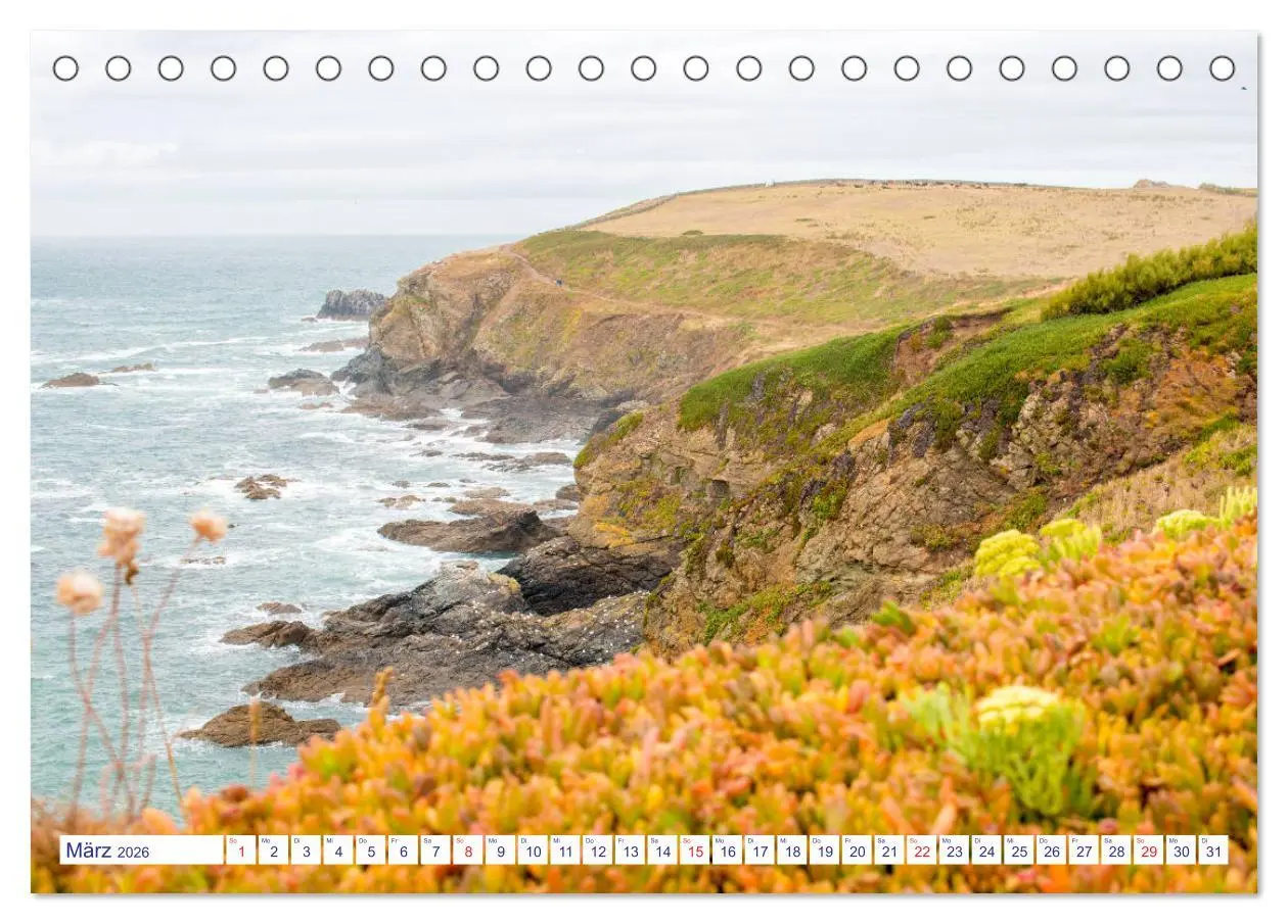 Bild: 9783457935057 | Cornwall Impressionen (Tischkalender 2026 DIN A5 quer), CALVENDO...