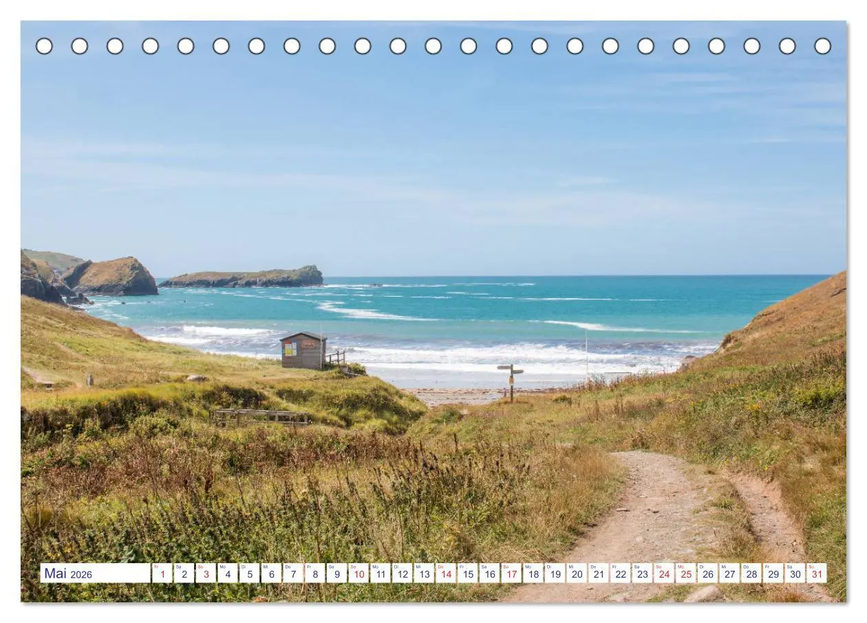 Bild: 9783457935057 | Cornwall Impressionen (Tischkalender 2026 DIN A5 quer), CALVENDO...