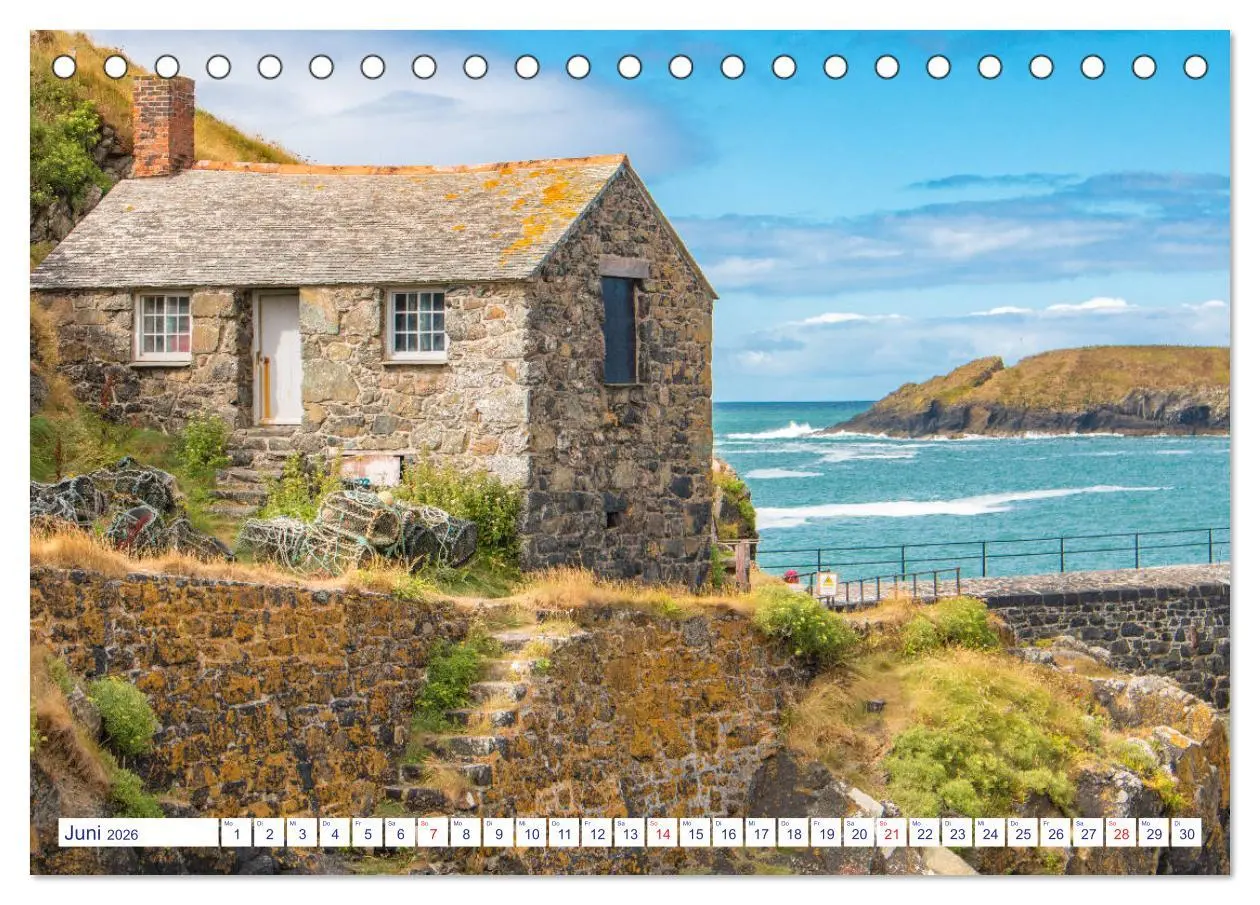 Bild: 9783457935057 | Cornwall Impressionen (Tischkalender 2026 DIN A5 quer), CALVENDO...