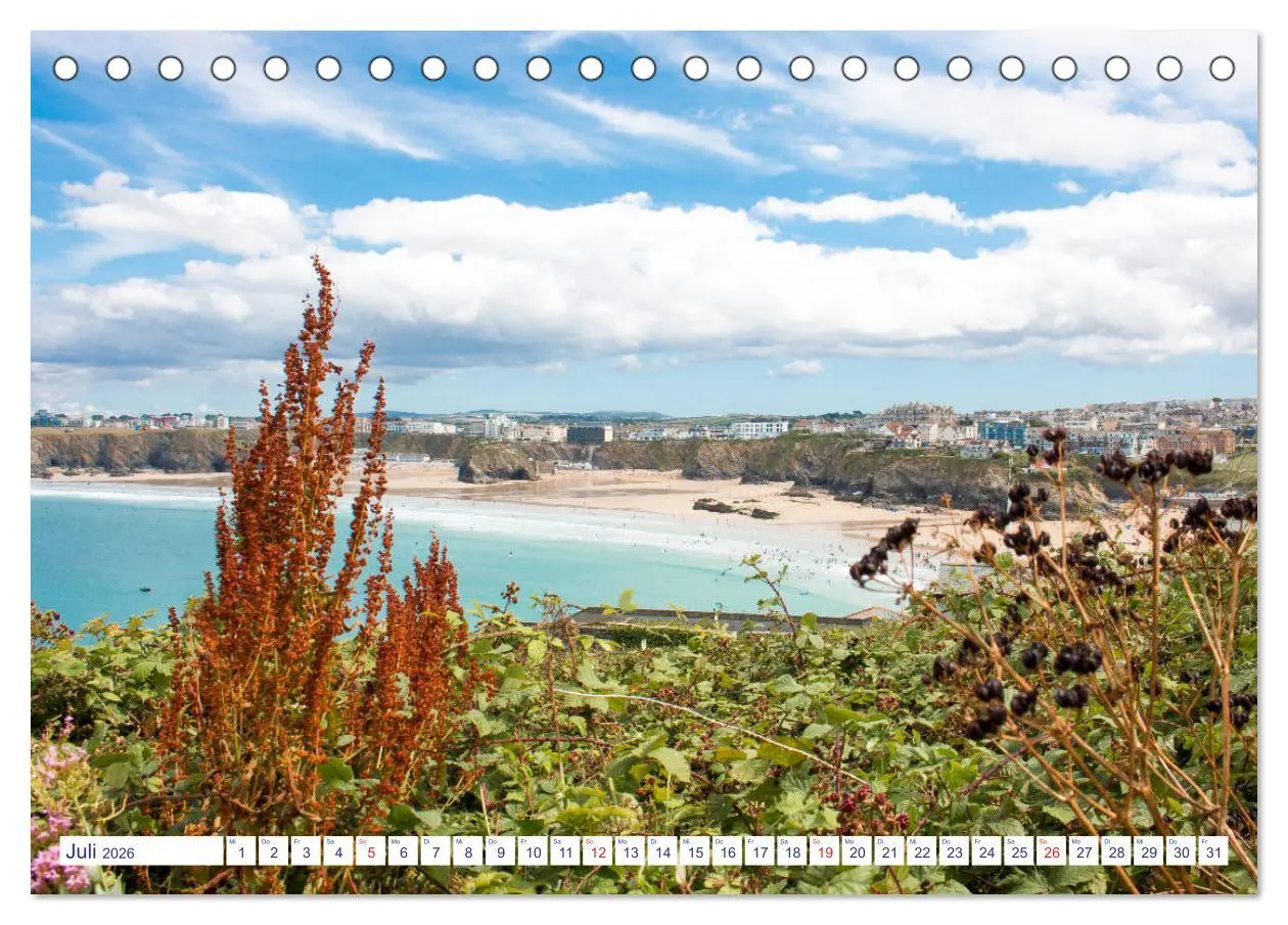 Bild: 9783457935057 | Cornwall Impressionen (Tischkalender 2026 DIN A5 quer), CALVENDO...