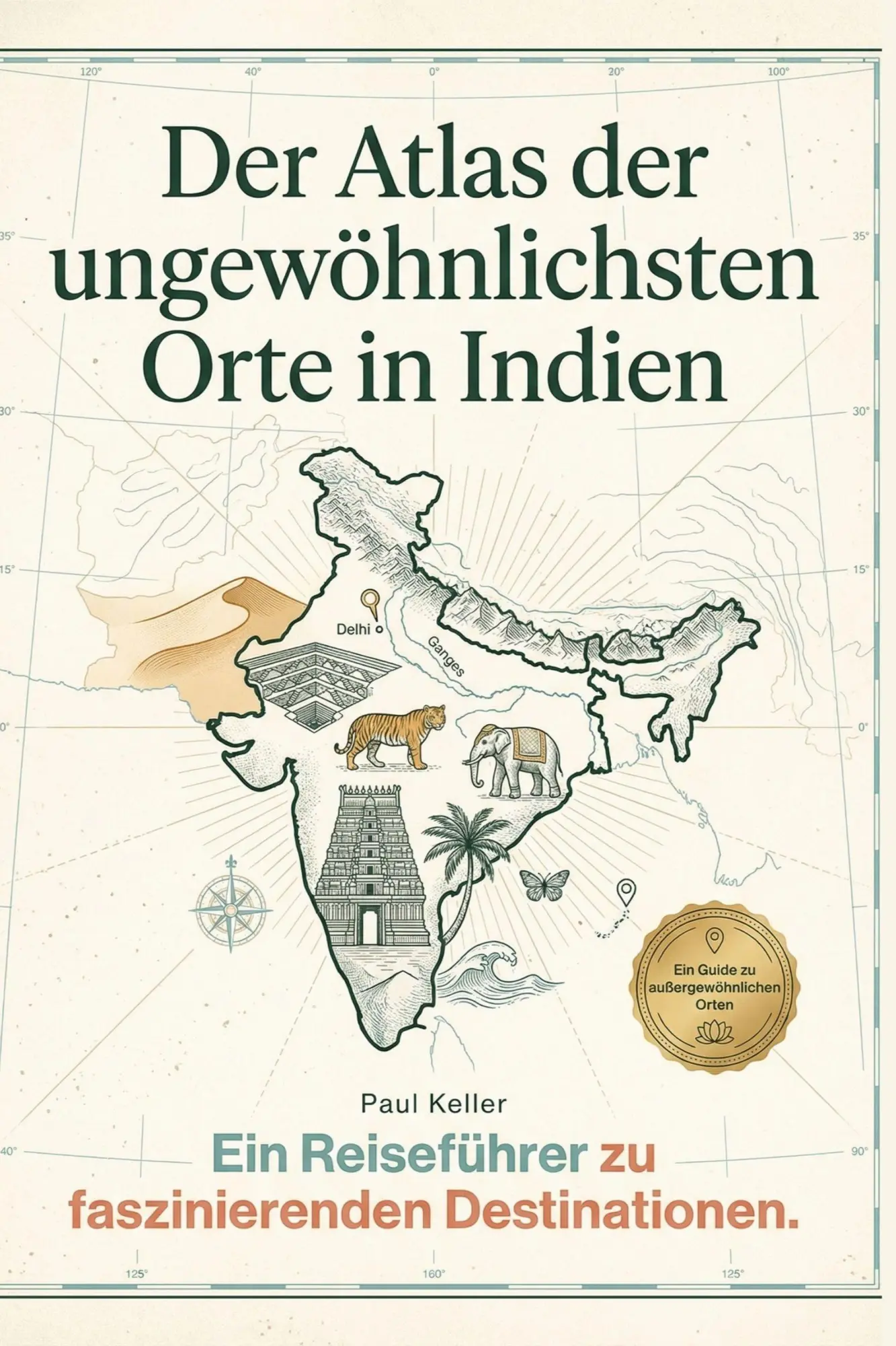 Cover: 9783695395057 | Der Atlas der ungewöhnlichsten Orte in Indien | Paul Keller | Buch