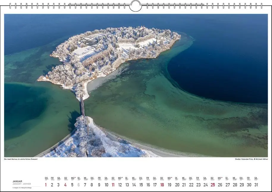 Bild: 9783861925057 | Grenzenlos Bodensee 2026 | Der Bodensee aus der Luft | Michael Häfner