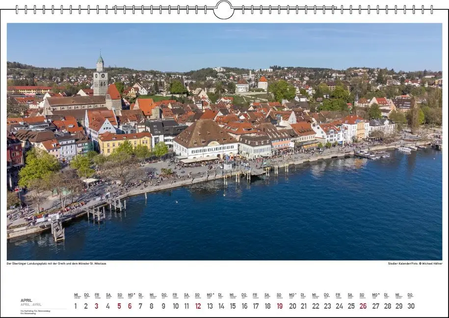 Bild: 9783861925057 | Grenzenlos Bodensee 2026 | Der Bodensee aus der Luft | Michael Häfner