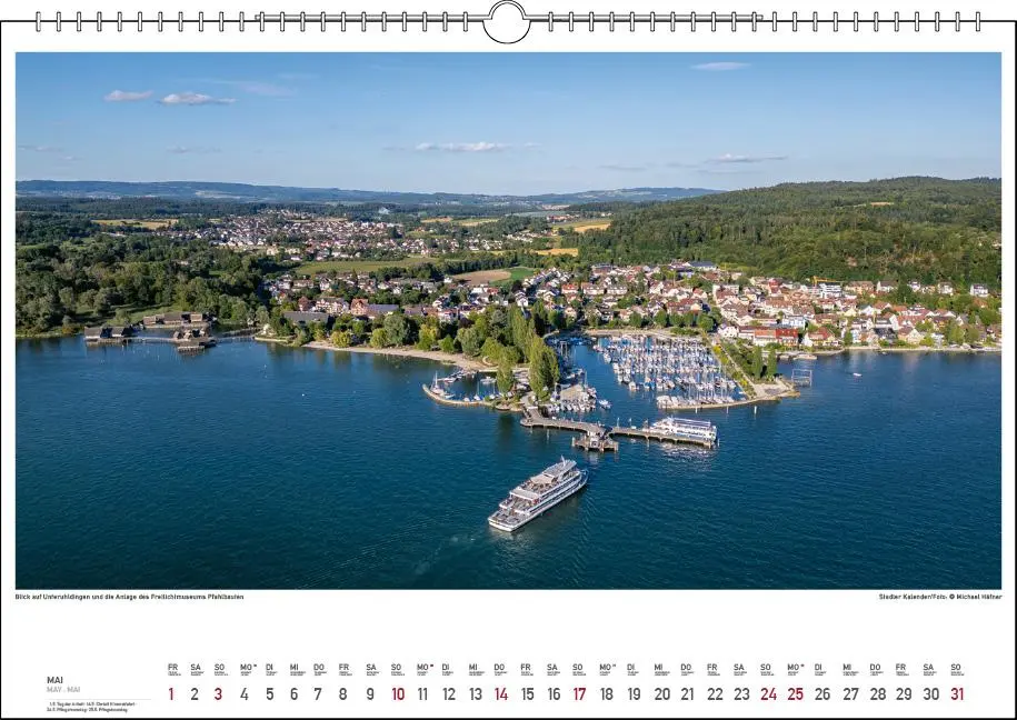 Bild: 9783861925057 | Grenzenlos Bodensee 2026 | Der Bodensee aus der Luft | Michael Häfner