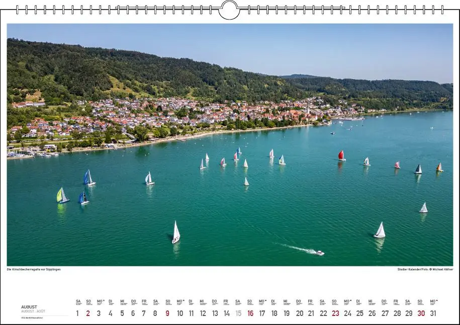 Bild: 9783861925057 | Grenzenlos Bodensee 2026 | Der Bodensee aus der Luft | Michael Häfner