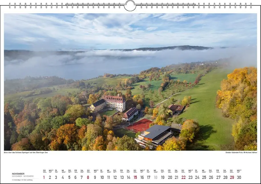 Bild: 9783861925057 | Grenzenlos Bodensee 2026 | Der Bodensee aus der Luft | Michael Häfner