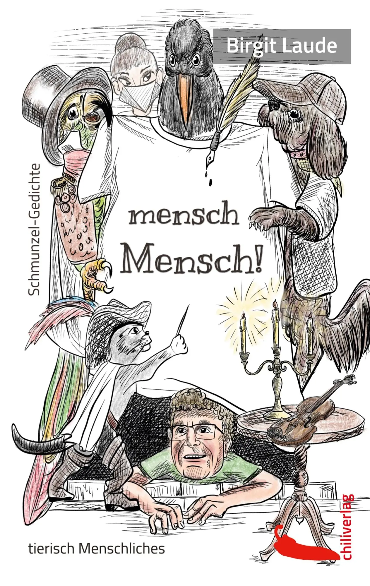 Cover: 9783949515057 | mensch Mensch | Schmunzel-Gedichte | Birgit Laude | Taschenbuch | 2025