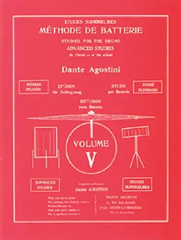 Cover: 9790707005057 | Méthode de batterie vol.5 études superieurs | Dante Agostini | Buch